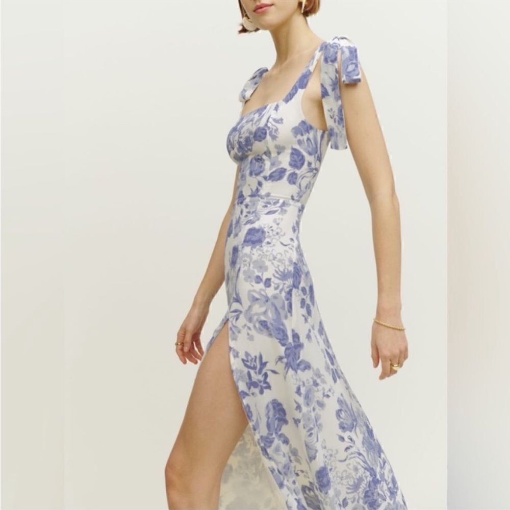 Reformation Lucerne Floral Print Twilight Midi Dress $278 - Picture 7 of 12